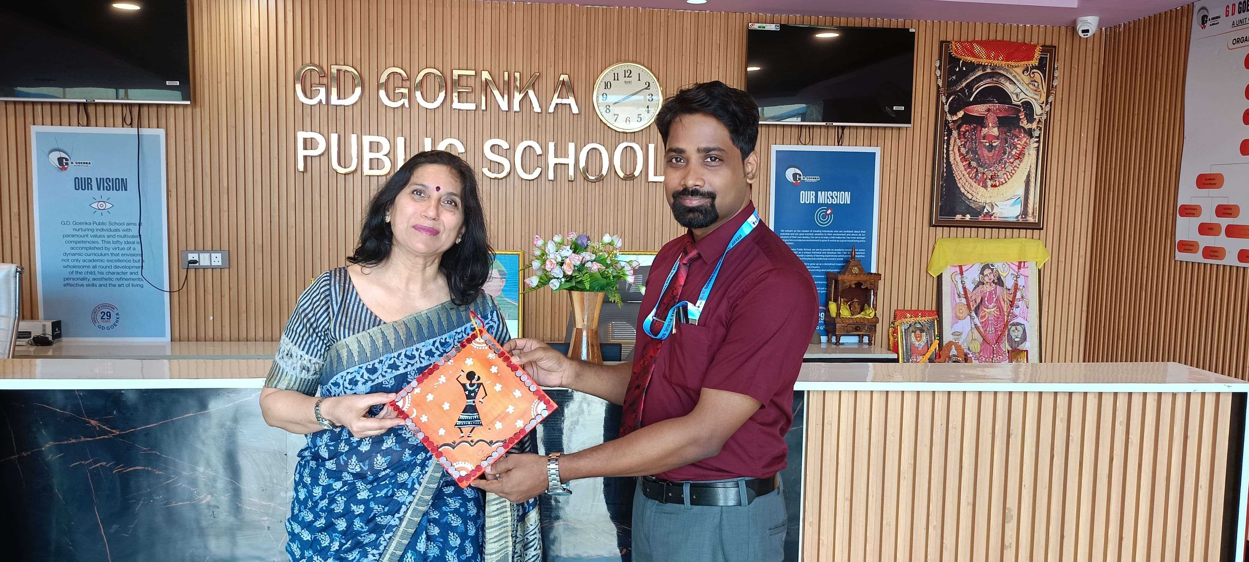 Inspection and Training Session by GD Goenka, New Delhi